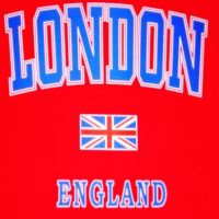 London/England red kids t-shirt