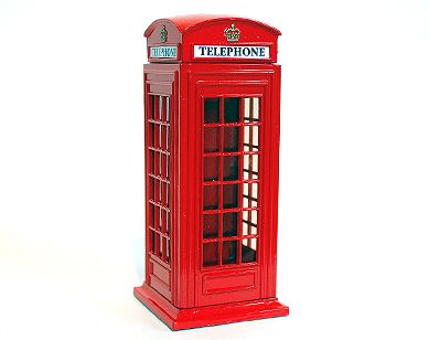 Telephone box moneybank